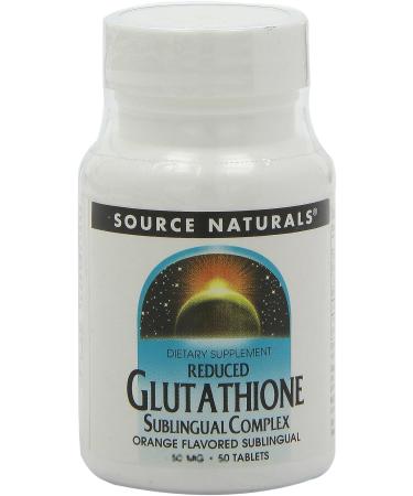 Source Naturals Glutathione Complex 50mg - 50 Tablets - Buy Online on GoSupps.com