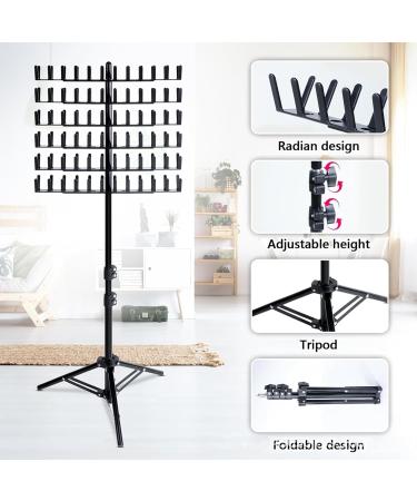 Sharplace Adjustable Braiding Hair Rack for Braiding 144 Pegs Hair Divider Rack Hair Extension Holder Hanger for Hairstylists Braiders black - Buy Online on GoSupps.com