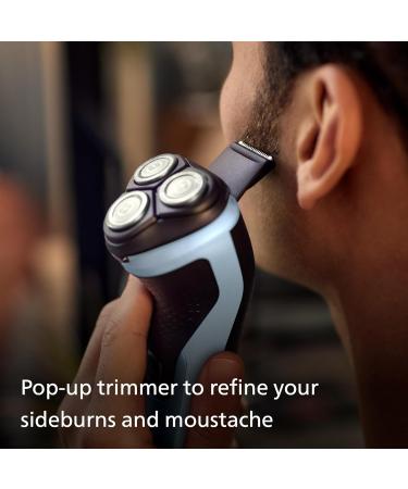 Philips Electric Shaver Series 3000X - Men's Wet & Dry Shaver in Celestial Blue with SkinProtect Technology & Pop-up Trimmer (Model X3053/00) - Buy Online on GoSupps.com