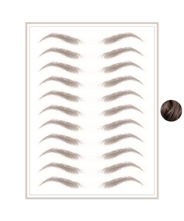 Brows by Bossy Studio & Co Temporary Eyebrow Tattoos Waterproof Eyebrow Stickers  False Tattoos Hair Like Peel Off Instant Transfer Brows For Women And Men arched ash brown