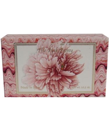 Pink Peony Single 10.5 Oz. Soap Bar From Italy