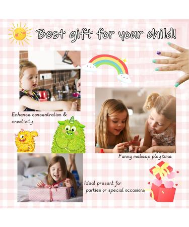 Urchabri Kids Nail Polish Set - Non Toxic, Fast Drying, Peel Off Nail Polish - Birthday Gift for Girls Ages 3+ | GS10-4 - Buy Online on GoSupps.com