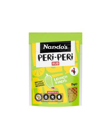 Nando's Nando's Peri Peri Lemon & Herb Seasoning Scrub 25g