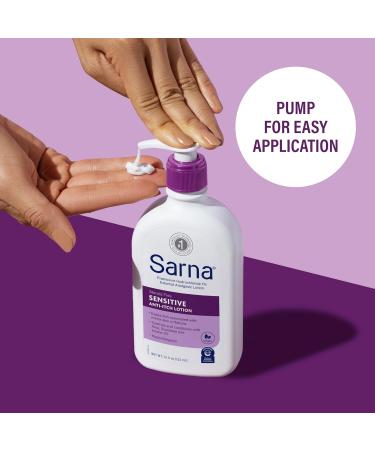 Sarna Sensitive Anti-Itch Lotion 7.5oz - Fragrance-Free, Steroid-Free Relief for Dry, Irritated Skin - Buy Online on GoSupps.com