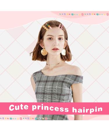 DUNBE 50 Pcs Hair Clips Cute Fashion Girl Hair Accessories Rainbow Candy Flower Fruit Set Hair Pins Hair Barrettes Set for Girls Teens Toddlers - Buy Online on GoSupps.com