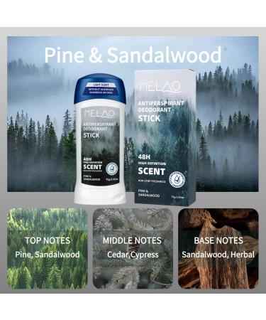 Men's Antiperspirant Deodorant Stick - Clean Comfort 48-Hour Protection | Extra Fresh Long-lasting Pine & Sandalwood - Buy Online on GoSupps.com