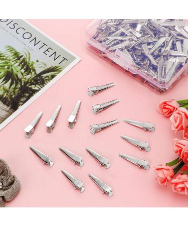 200 Pack 1.2 Inch Silver Metal Alligator Hair Clips for Women and Girls - Duckbill Hair Pins with Teeth for Hair Care Accessories - Buy Online on GoSupps.com