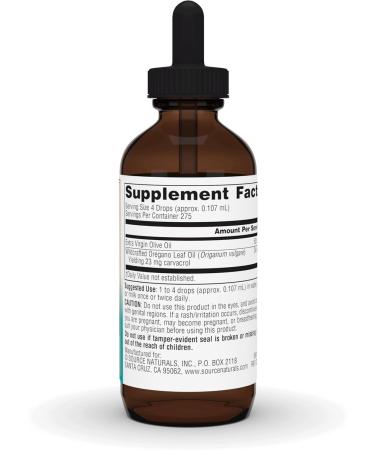 Source Naturals Wellness Oil of Oregano 70% Carvacrol - 1 Fl Oz (Pack of 1) - Buy Online on GoSupps.com