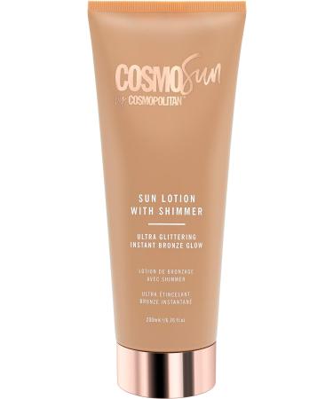 CosmoSun Sun Lotion with Shimmer Ultra Glittering and Instant Bronze 6.76 oz. - Buy Online on GoSupps.com