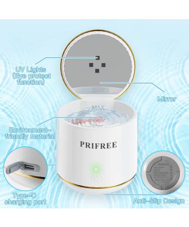 Prifree Ultrasonic UV Cleaner 180ML - Portable Dental Appliance & Jewelry Cleaner - Buy Online on GoSupps.com