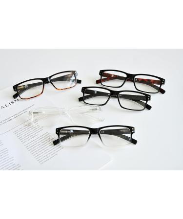 Eyekepper 5-Piece Classic Spring Hinge Reading Glasses Set - Blue Light Blocking Sun Readers - 1.5 Diopters - Buy Online on GoSupps.com