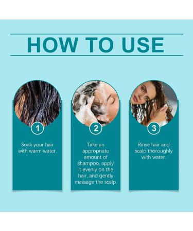  ZHJZGS Rosemary shampoo gentle daily formula for fuller hair and a fresh scalp - 100ml moisturizing and hydrating volumizing shampoo soothes the scalp (4PCS) - Buy Online on GoSupps.com