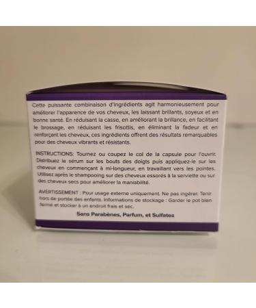 Dermgenix Daily Hair Serum Capsules Advanced Keratin and Ceramide Repair Formula for Damaged and Frizzy Hair (25 ct) - Buy Online on GoSupps.com