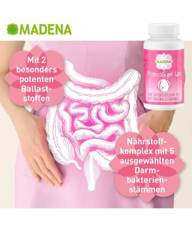 Madena Probiogyn Uro - Lactic Acid Bacteria & Bifidobacteria for Vaginal Flora with Cranberry & Biotin | International Shipping - Buy Online on GoSupps.com