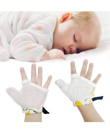 Natural Thumb Sucking Stop for Baby Kid Effective Nail Biting Treatment Chewy Gloves Stop Breathable (7Month-10Year)