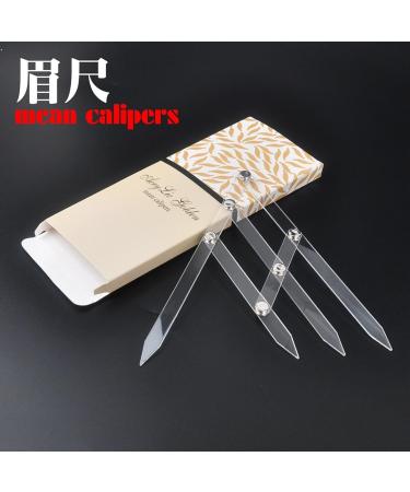 DBEIXIWEI Eyebrow Ruler Eyebrow Gold Ratio Caliper Permanent Eyebrow Measuring Tool DIY Ruler Kit for Student Eyebrow Artists - Buy Online on GoSupps.com