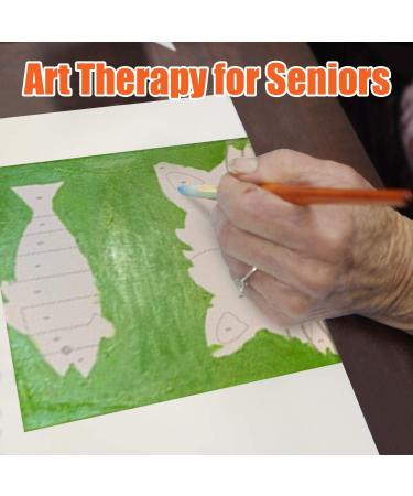 2-Pack Kids DIY Paint by Numbers Kit - Mermaid Theme, Easy Oil Painting Set for Beginners, Seniors - Framed Pre Drawn Canvas, Holiday Gift - 8x8 inch - Buy Online on GoSupps.com