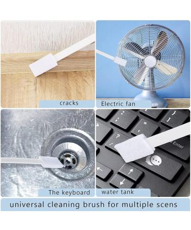 ecaqlin 40 Pieces Disposable Crevice Cleaning Brush Crevice Hole Brush Toilet Bowl Brush Window Door Track Space Cleaning Brush - Buy Online on GoSupps.com