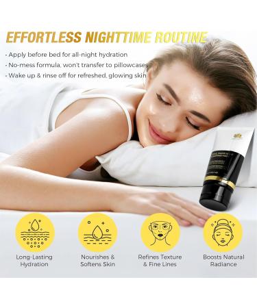 Wrap-Around Mask 75ml Night Face Mask Soothing Moisturizing Clay Post-Sport Makeup Morning Routine - Buy Online on GoSupps.com