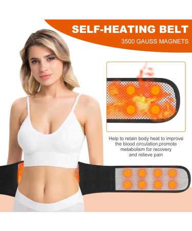 Back Brace for Lower Back Pain Relief - Self-Heating Support Belt for Men & Women - X-Large Lumbar Protection - Buy Online on GoSupps.com