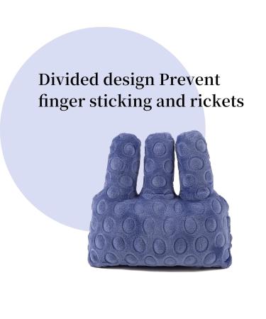 Adjustable Removable Finger Separator Protector | Hand Contracture Cushion Padding Pillow | Prevention Aid Training Tool with Splints (Purple - Buy Online on GoSupps.com