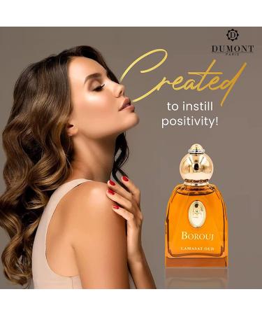 Dumont BOROUJ LAMASAT OUD - 85ml Travel Size - Arabic Inspired Unisex Perfume for Men & Women - Musky Woody & Oriental Fragrance - Long Lasting Cologne Mist & Body Spray - for Him & Her - Buy Online on GoSupps.com