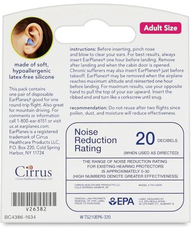 Buy Earplanes Ear Plugs for Children Ages 1-11 - International Shipping Available - Buy Online on GoSupps.com