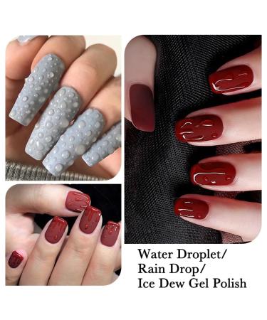 Buy 15ml Water Droplet Gel Nail Polish | Soak Off UV LED | Rain Drop Ice Dew Nail Art Design - Buy Online on GoSupps.com