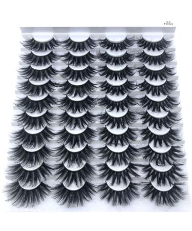 NEW 4 Pairs 3D Mink Hair False Eyelashes Criss-cross Wispy Cross Fluffy length 25-30mm Lashes Extension Handmade Eye Makeup Tools (F063)
