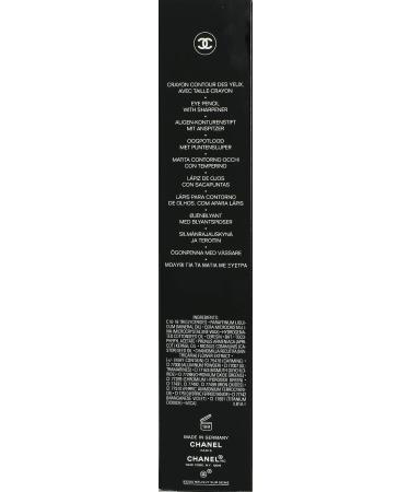 Chanel Le Crayon Yeux 01 Noir Black Eyeliner 0.03oz - Women's Makeup - Buy Online on GoSupps.com