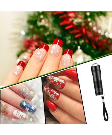 395nm UV LED Nail Lamp with Clamp for Gel Nail Curing | USB Charger Block | Big Chip UV Light Fixture (Black) - Buy Online on GoSupps.com
