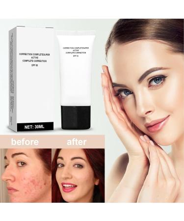 CC Cream Base de Maquillage Anti-cernes claircissant la Peau Hydratante D licate Respirante pour le Maquillage Cr me Correctrice de Couleur Base de Couverture Compl te (Ton de peau ordinaire) - Buy Online on GoSupps.com