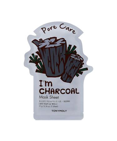 TONYMOLY I'm Real Charcoal Pore Care Mask Sheet  Pack of 1
