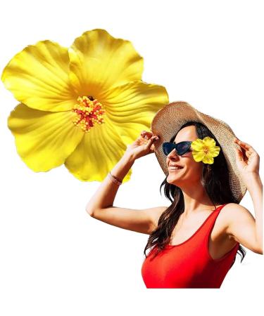 Flower Hairpin Flower Brooch Rose Hair Barrette Accessories for Women s Party Beach Wedding (Yellow) Metal other gemstones - Buy Online on GoSupps.com