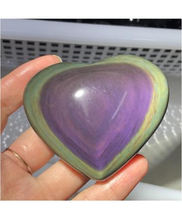 Gemstones and Crystals 40-420g Natural Obsidian Cat Eyes Quartz Crystal Heart Stones Minerals Specimen Decor Gift QINTINYIN Stone Mineral Specimen (Color : 150-170g) - Buy Online on GoSupps.com