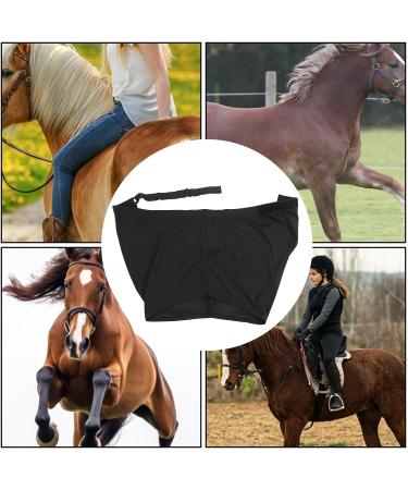 Stretch School Protection for Horses | Elastic Shoulder & Breast Protection Vest - Comfort Fit Anti-Bibs Black L - Buy Online on GoSupps.com