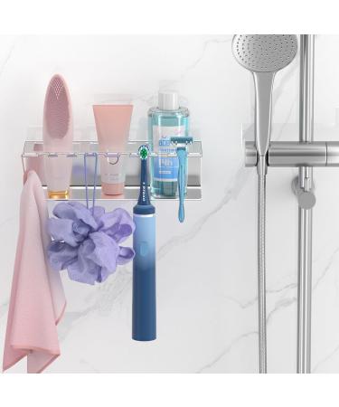 Buy 304 Stainless Steel Toothbrush Holder - Wall-Mounted No Drilling Perfect for Family & Kids - Durable Toothbrush & Razor Storage Solution - Buy Online on GoSupps.com