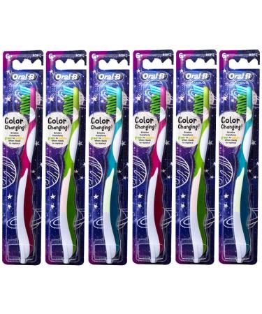 Oral-B Pro-Health Junior CrossAction Galaxy Toothbrush Ages 6+ Soft - Pack of 6 - Buy Online on GoSupps.com