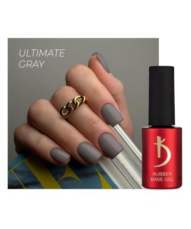 K Professional Rubber Base Gel - 7ml Grey Base Coat for Gel Nails | Ultimate UV Nail Polish - Buy Online on GoSupps.com