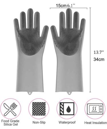 Cleaning Gloves Tableware Cleaning Gloves Household Scrubbers Kitchen Cleaning Tools Dishwashing Gloves Verde - Buy Online on GoSupps.com