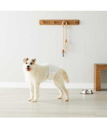 Amazon Basics Disposable Dog Diapers for Male Dogs - Medium Pack of 50 White | International Shipping Available - Buy Online on GoSupps.com
