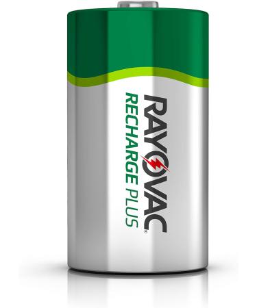Rayovac Rechargeable D Batteries - High Capacity 2 Count Pack | Buy Internationally - Buy Online on GoSupps.com