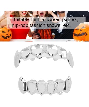 Gold Tooth Braces Silver Tooth Braces for Halloween Party for Hip Hop Fashion Show for Concert for Birthday Gift - Buy Online on GoSupps.com