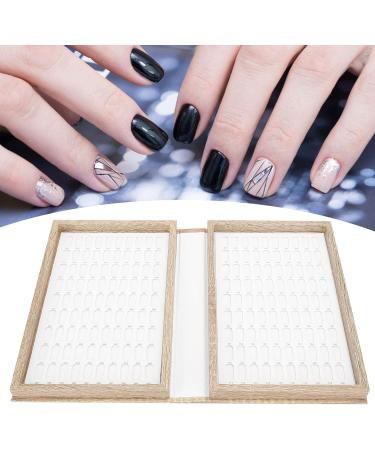 180 Colors Nail Tip Display Color Card Book - Durable Wood Nail Gel Polish Display for Art & Practice - Perfect for International Shipping - Buy Online on GoSupps.com