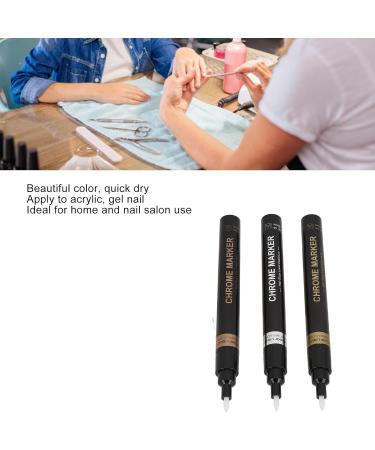 Nail Art Graffiti Pen Portable Nail Art Drawing Pens Set Easy to Use 3 Pieces for Nail Salon - Buy Online on GoSupps.com