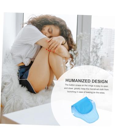 SEWOART Women's Reusable Menstrual Pads - 6 Pack Polarfleece Washable Menstrual Bonds for Comfort & Convenience - Buy Online on GoSupps.com