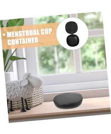 Amosfun 2-in-1 Menstrual Cup Storage Box & Sterilizer - Portable Sanitary Container for Period Cup & Baby Use - Buy Online on GoSupps.com