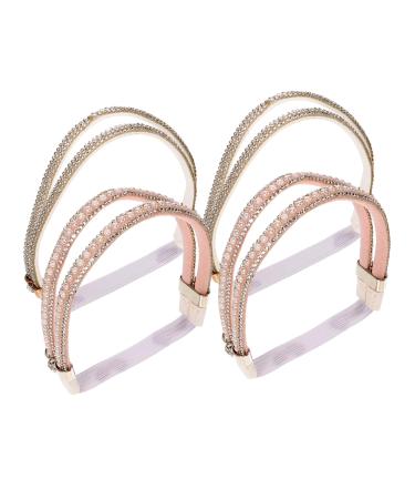 NOLITOY 2 Pairs Small Shoe Strap Fixing Ankle Strap Adjustable Heel Band Fixing Shoe Strap Replaceable Shoe Strap Women Heel Band Convenient Ankle Strap High Heel Accessory Small Heel Band