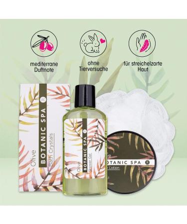 Accentra Olive Spa Gift Set - 5-Part Bathing & Shower Essentials in Seagrass Basket | Perfect Wellness Gift for Women - Buy Online on GoSupps.com