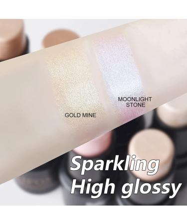 Ownest Highlighter Stick - Shimmer Cream Powder, Waterproof & Long-Lasting - 2 Colors, Self-Sharpening Crayon Stick - Buy Online on GoSupps.com